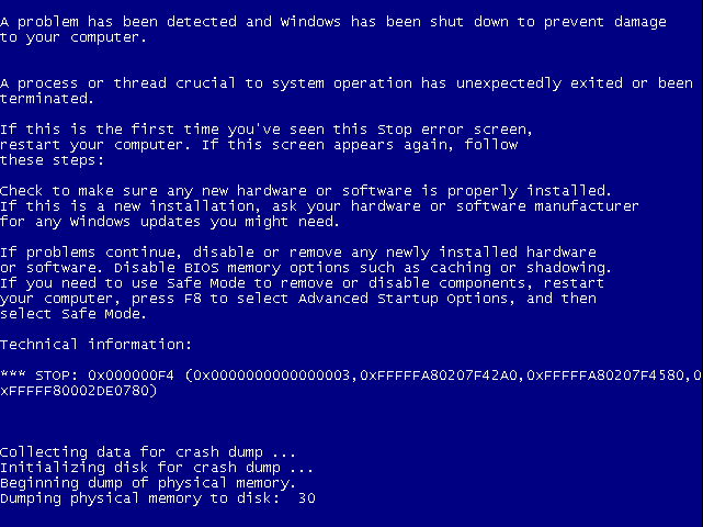 Windows 7 BSOD